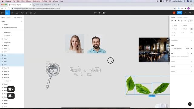 Figma Tutorial - How to design a COOL landing page for restaurant website смотреть онлайн