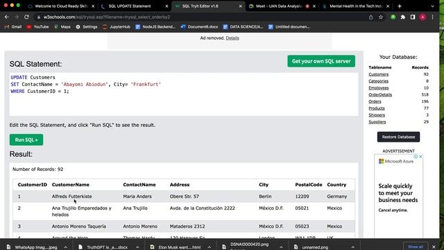 Continuation of SQL Class смотреть онлайн