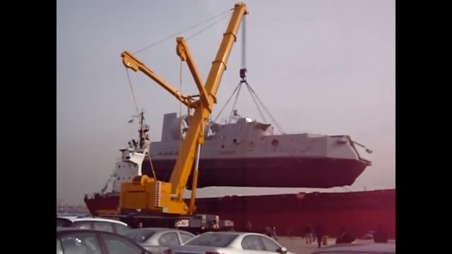 Выгрузка Корабля "Мурена" в Корее. смотреть онлайн