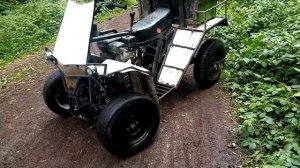 самодельный квадроцикл с двигателем от мотоблока 6.5 л.с. КВАДРОБЛОК