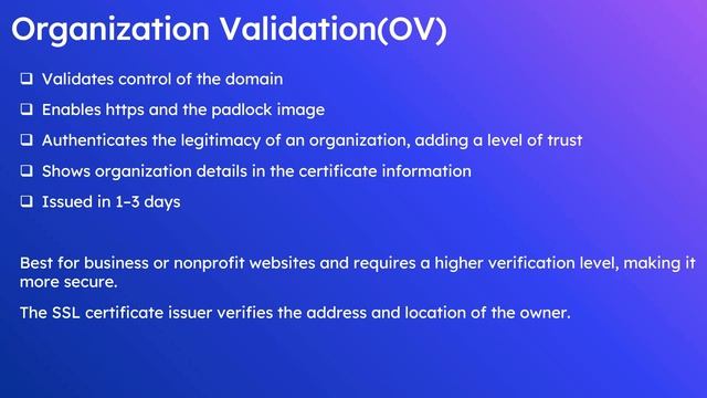 What are the SSL Certificates Validation Levels? смотреть онлайн