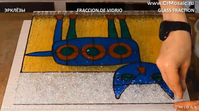 ? Витражное панно из эпоксидной смолы и стекла ? Своими руками смотреть онлайн