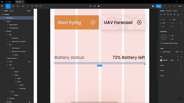 Drone Mobile App Design | Figma UI UX | Web Design Tutorial смотреть онлайн