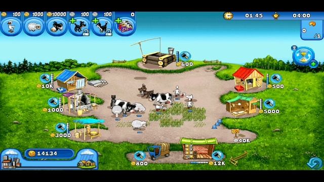 Перепрохождение игры Весёлая ферма (бесплатная версия(Android)) Дополнительный уровень 12 на золото смотреть онлайн