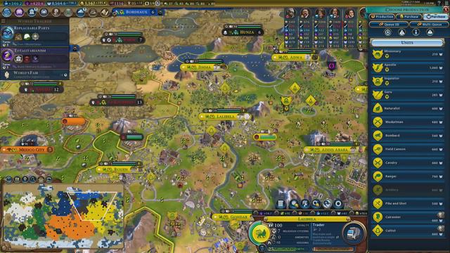 Ethiopia Relic Super Strategy #3 (Deity Civ 6 Gathering Storm) смотреть онлайн