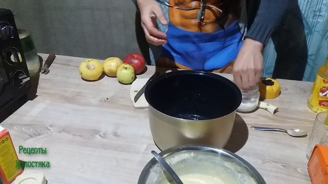 Рецепт простой и пышной шарлотки в мультиварке смотреть онлайн