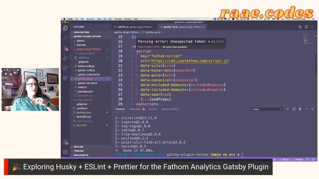 ? ? Exploring (and failing) to add Husky + ESLint + Prettier for the Fathom Analytics Gatsby Plugin смотреть онлайн