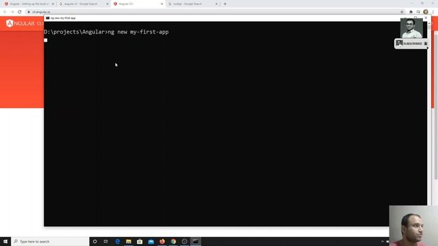 2. Create new Angular Project using Angular CLI. смотреть онлайн