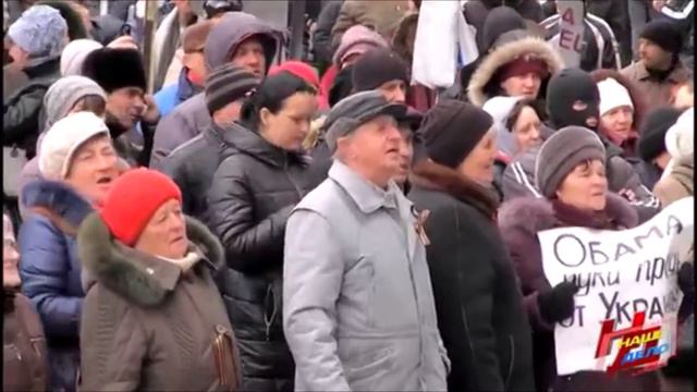 Гимн Советского Союза в Луганске! 2014.04.15 смотреть онлайн