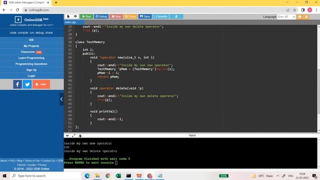 Overload new and delete operators In C++ In English By Vikash Shakya смотреть онлайн