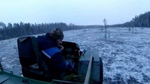 ЭКСТРЕМАЛЬНАЯ ПОЕЗДКА НА КАРАКАТЕ ЗИС-5 ПО БОЛОТУ // АНОМАЛЬНОЙ ЗИМОЙ 2019!