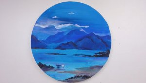 Как нарисовать горы