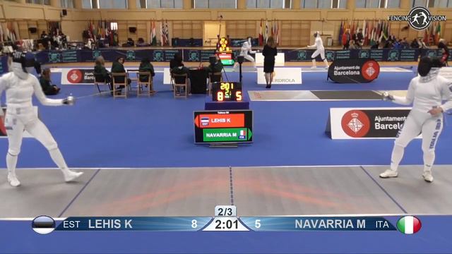 85 T08 01 F E Individual Barcelona ESP WC BLUE  LEHIS Katrina  EST  vs  NAVARRIA Mara  ITA смотреть онлайн