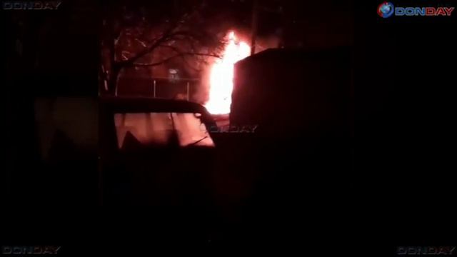 Donday. В Новочеркасске сгорела Лада-Гранта смотреть онлайн