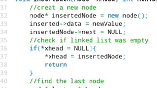 Inserting a node into a linked list (part 2) смотреть онлайн