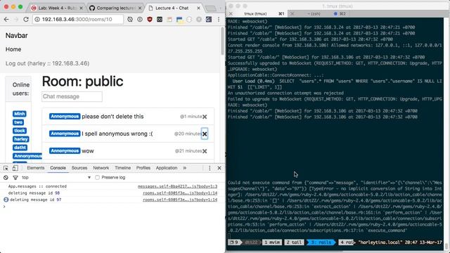 CS-R6 - Week 5 Lecture - Chat App with WebSocket Part 2 смотреть онлайн