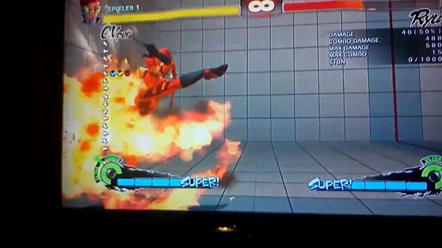 Super Street Fighter 4 AE ver. 2012 C.Viper 4x Ex Burning Kick Combo смотреть онлайн