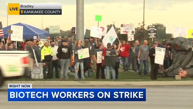 Hundreds of workers at CSL Behring plant in Illinois go on strike смотреть онлайн