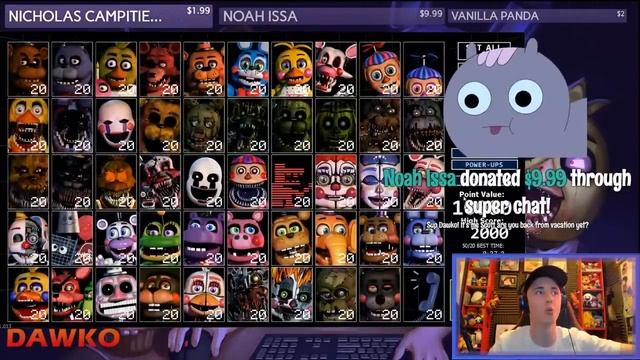 Let's Players Reaction To Trying 50/20 Mode For The First Time | Fnaf Ultimate Custom Night смотреть онлайн