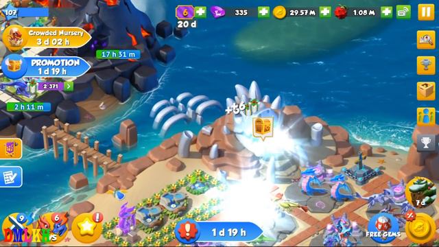 Fountain of Youth + Max Level 73 Hero Stardust dragon , Gameplay ,Dragon Mania Legends - part 636 смотреть онлайн