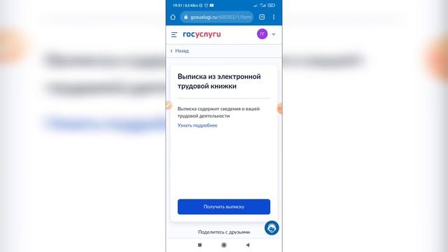 Как посмотреть трудовую книжку на Госуслугах? Как заказать выписку из трудовой книжки? смотреть онлайн