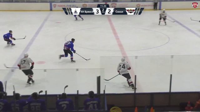 Первенство НМХЛ сезона  2021/2022  ХК Брянск (Брянск) - Сокол (Курск)