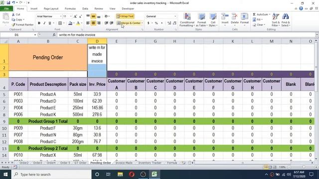 Customer Order, Sales and Stock Tracking System in Excel|Useful for FMCG Super Distributors смотреть онлайн