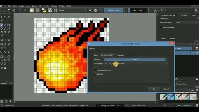 How to Draw Pixel Art in Krita | Pixel Art Exporting Tutorial | Easy Beginner Friendly guide смотреть онлайн