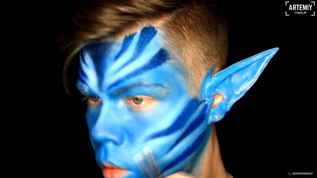Аватар Макияж // Avatar Makeup Tutorial смотреть онлайн