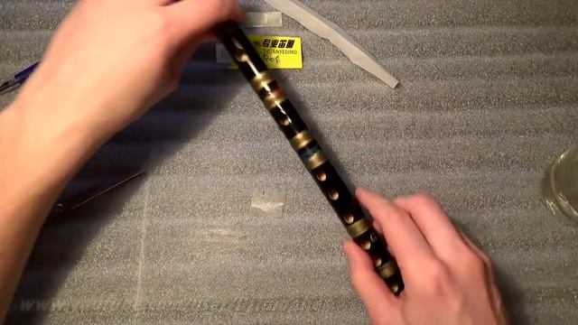 Как наклеить димо на ДиЗи флейту / How paste Dimo on DiZi flute смотреть онлайн
