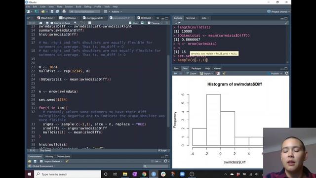 Permutation Test for Paired Data in R смотреть онлайн