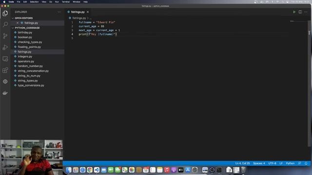 Python Programming 51 : String Formatting With F-Strings смотреть онлайн