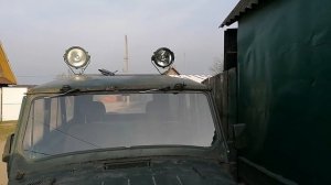 Танковый прожектор «ЛУНА» оу-3г.на УАЗ