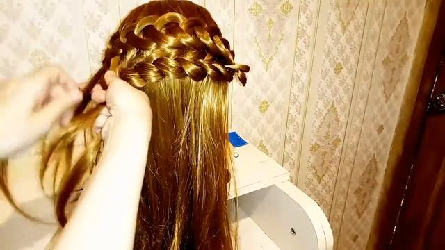 Урок 45. Коса Петелька и воздушная коса на резинках. Красиво и просто! смотреть онлайн