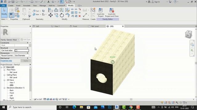 VOID FORMS IN REVIT(REVIT FAMILY CREATION) (Part 56) #bim смотреть онлайн