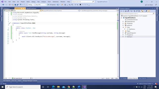 Real Time Chat App in Asp Net Core 5 SignalR in Hindi смотреть онлайн