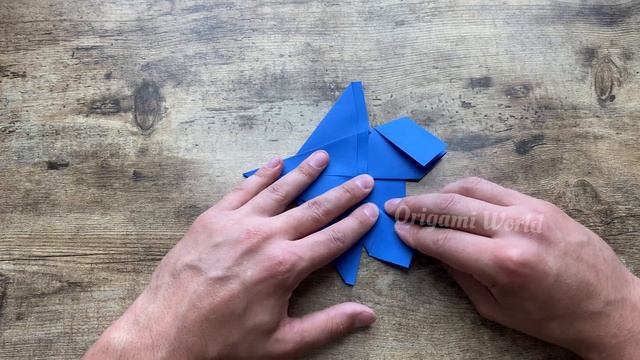 EASY PAPER PLANE ORIGAMI SUKHOI SU-27 FIGHTER FLANKER JET TUTORIAL | HOW TO MAKE COOL PAPER PLANE смотреть онлайн
