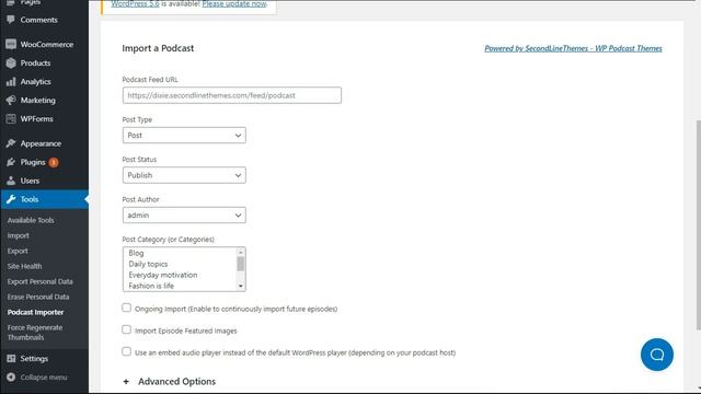 Importing SoundCloud RSS feed - Roogan WordPress Theme смотреть онлайн
