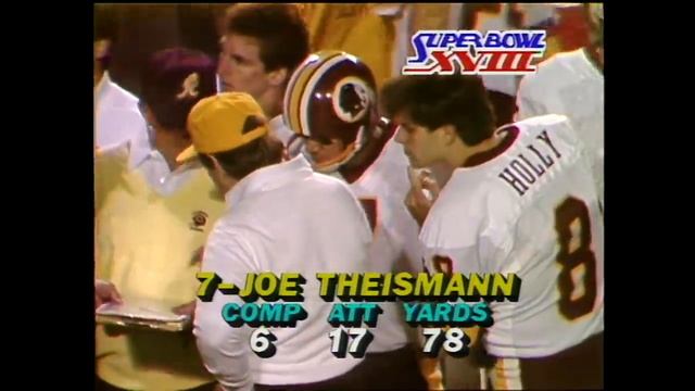 Super Bowl XVIII: Marcus Allen Runs All Over Washington | Redskins vs. Raiders | NFL Full Game смотреть онлайн