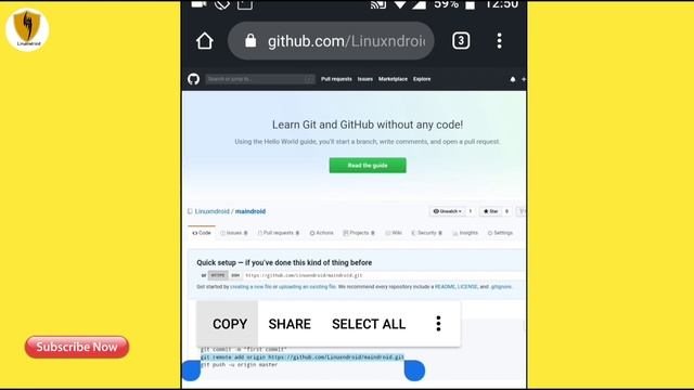 How To Create Own Repository GitHub Using Android | Fix Large File Problem смотреть онлайн