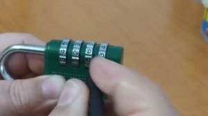 Вскрытие навесного кодового замка