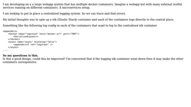Software Engineering: Design and setup a centralized logging with microservices / docker смотреть онлайн