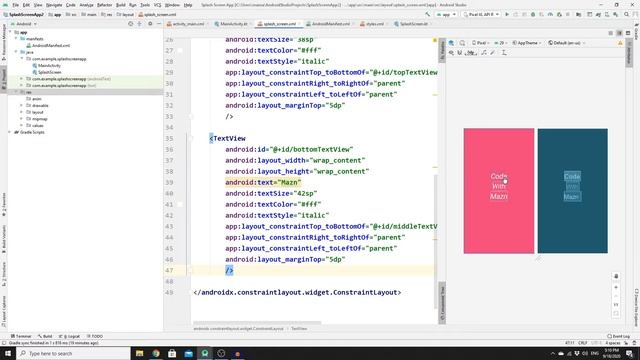 Splash Screen with Animations in Android Studio [Kotlin 2020] смотреть онлайн