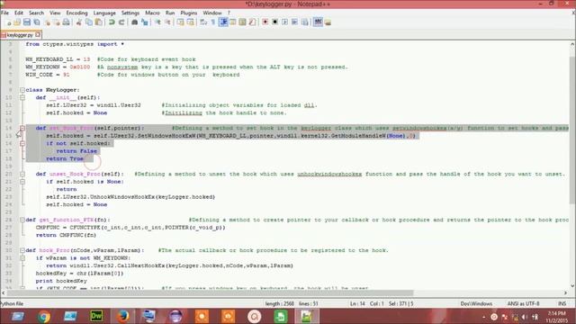 key logger for windows in python - part 3 смотреть онлайн