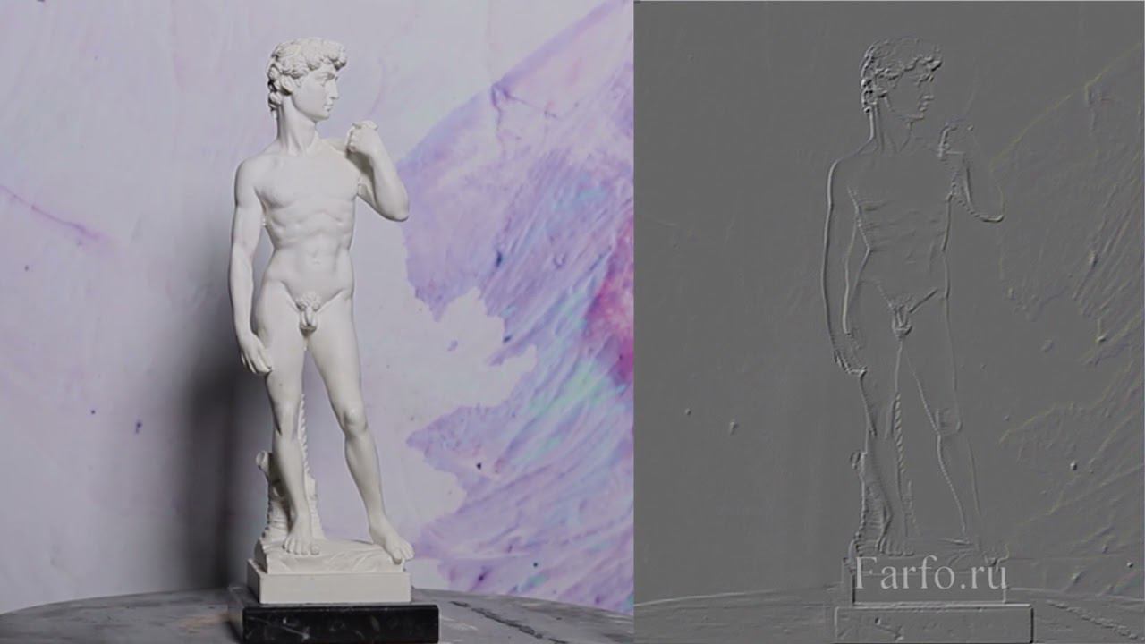 Скульптура Давид из Farfo смотреть онлайн