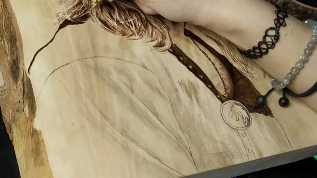 The Witcher  | Pyrography (Wood Burning) Portrait TIME - LAPSE