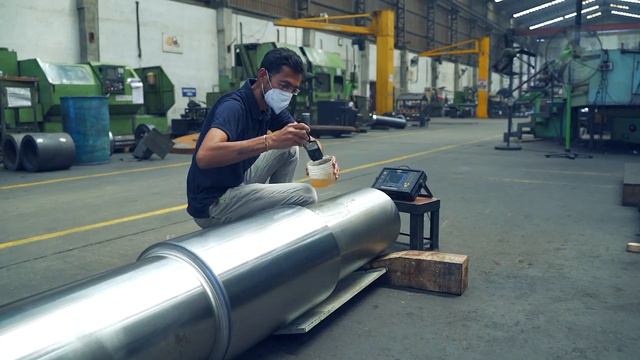 Ultrasonic Testing of Pinion Shaft - Vulcan Industrial Engg. Co. Pvt. Ltd. смотреть онлайн