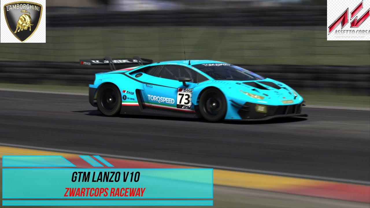 Lamborghini Huracan GT3 Evo (GTM Lanzo V10) - Zwartkops Raceway | Assetto Corsa. смотреть онлайн