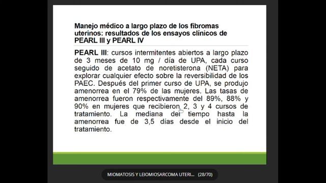 Ginecología - Miomas y Leiomiosarcomas Uterinos 1/1 смотреть онлайн