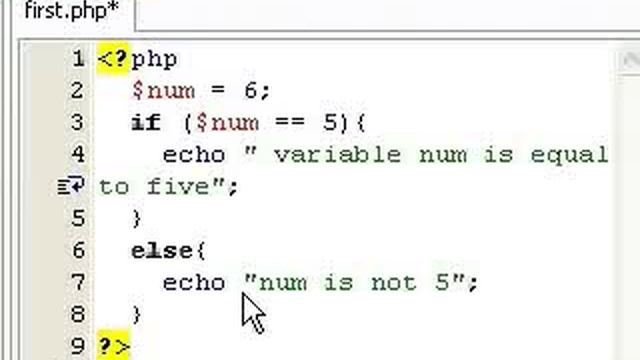 09 - If Statement in PHP(part 1) смотреть онлайн
